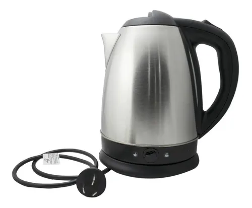 Pava Eléctrica Acero Inoxidable Kit Termo Acero Con Manija